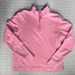 Pink Quarter-Zip Pullover Vineyard Vines